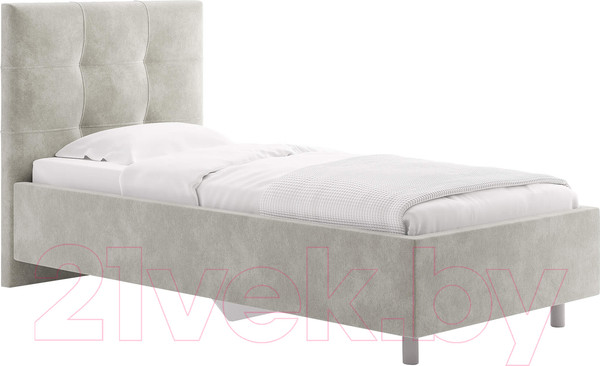 Изображение товара Каркас кровати Сонум Caprice 90x200 (микровелюр светло-серый)