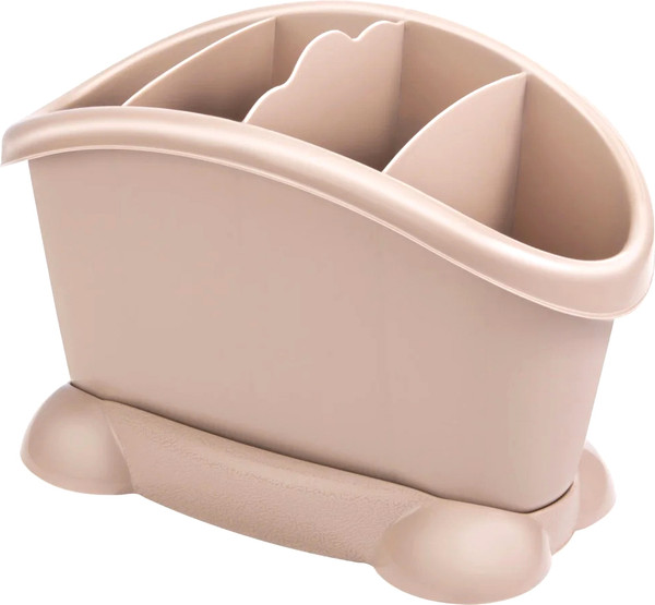 Изображение товара Органайзер для столовых приборов Эльфпласт ЕР030 (серый/бежевый)