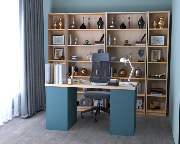 Изображение товара Стеллаж Mio Tesoro Варма 80 (шпон дуб, беленый)