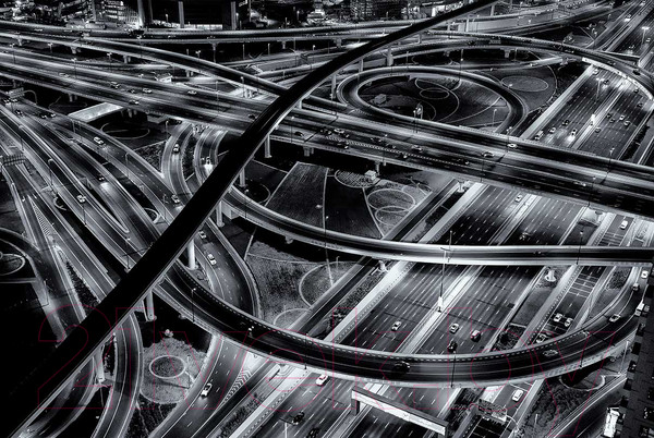 Изображение товара Картина на стекле Stamprint Автострада ST001 (80x120)