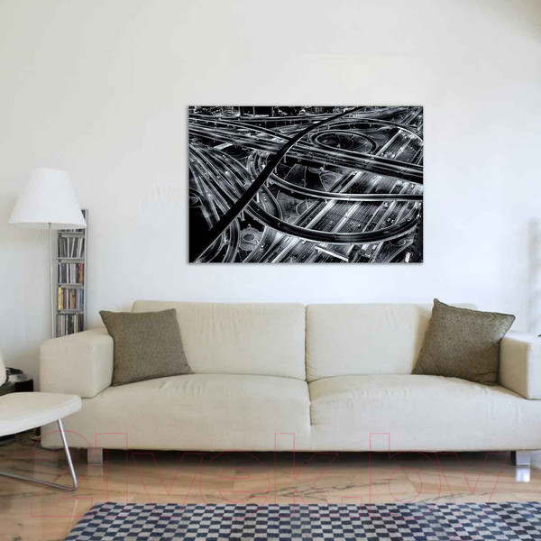 Изображение товара Картина на стекле Stamprint Автострада ST001 (80x120)