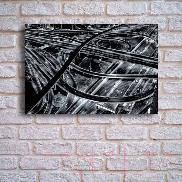 Изображение товара Картина на стекле Stamprint Автострада ST001 (80x120)