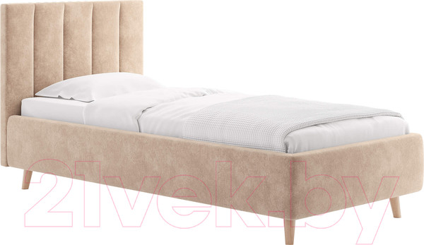 Изображение товара Каркас кровати Сонум Alma 90x200 (микровелюр бежевый)