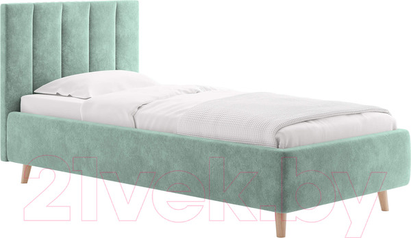 Изображение товара Каркас кровати Сонум Alma 90x200 (микровелюр селадон)