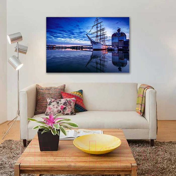 Изображение товара Картина на стекле Stamprint Парусник ST025 (80x120)