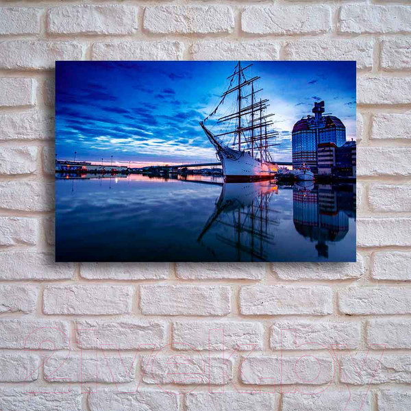 Изображение товара Картина на стекле Stamprint Парусник ST025 (80x120)