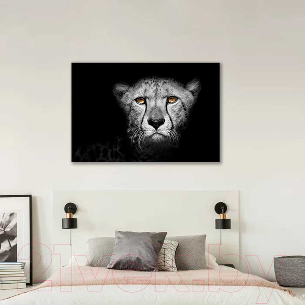 Изображение товара Картина на стекле Stamprint Гепард AN011 (80x120)