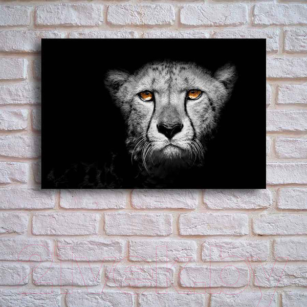 Изображение товара Картина на стекле Stamprint Гепард AN011 (80x120)