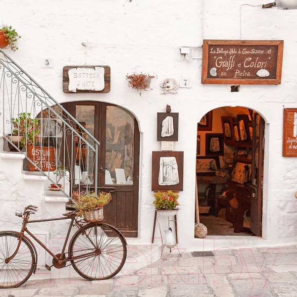 Изображение товара Картина на стекле Stamprint Улочка Италии 1 ST012 (30x30)