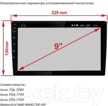 Изображение товара Переходная рамка Incar RHY-FC330