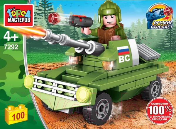 Изображение товара Конструктор Город мастеров Танк / 7292-CY (100эл)