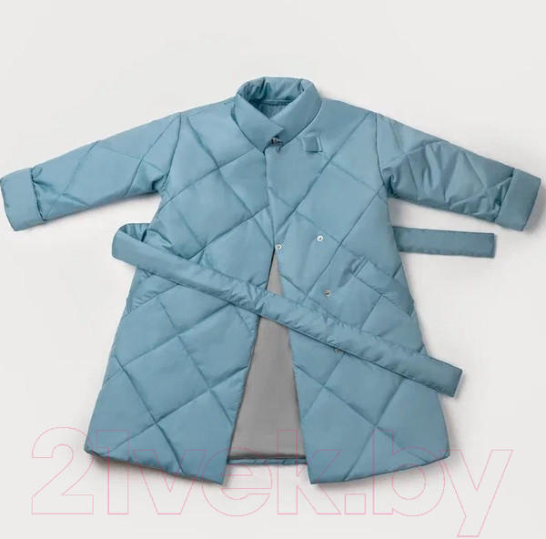 Изображение товара Пальто детское Amarobaby Trendy / AB-OD22-TRENDY29/19-116 (голубой, р.116-122)