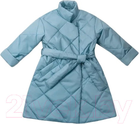 Изображение товара Пальто детское Amarobaby Trendy / AB-OD22-TRENDY29/19-140 (голубой, р.140-146)