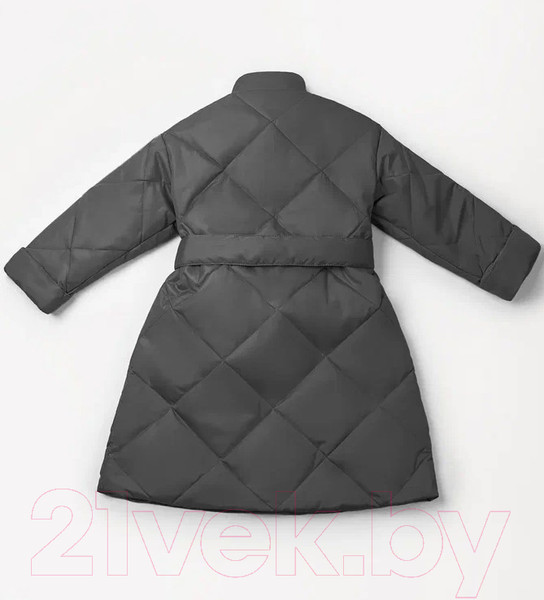 Изображение товара Пальто детское Amarobaby Trendy / AB-OD22-TRENDY29/10-140 (графит, р.140-146)