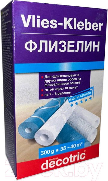 Изображение товара Клей для обоев Pufas 3 Decotric флизелиновый (300г)