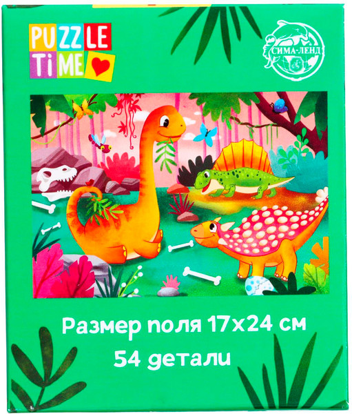 Изображение товара Пазл Puzzle Time Динозаврики / 6911216