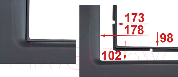 Изображение товара Переходная рамка Incar RTY-N49