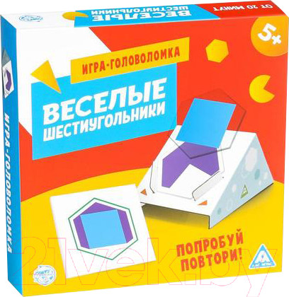 Изображение товара Игра-головоломка Лас Играс Веселые шестиугольники / 6960915
