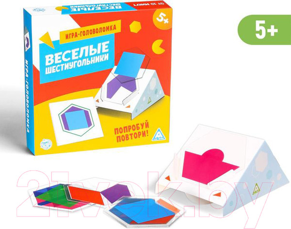 Изображение товара Игра-головоломка Лас Играс Веселые шестиугольники / 6960915