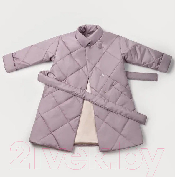 Изображение товара Пальто детское Amarobaby Trendy / AB-OD22-TRENDY29/27-140 (пудровый, р.140-146)