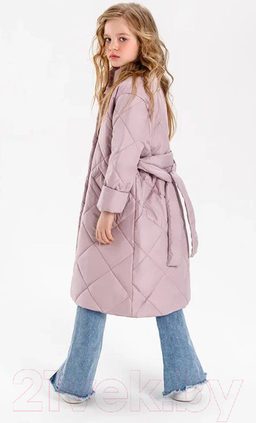 Изображение товара Пальто детское Amarobaby Trendy / AB-OD22-TRENDY29/27-140 (пудровый, р.140-146)