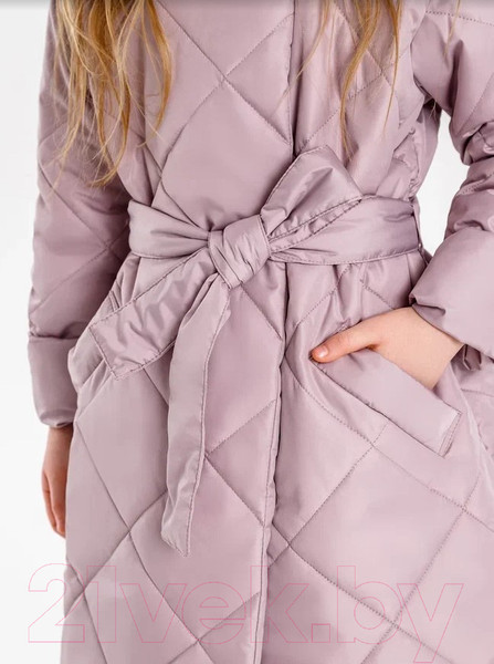 Изображение товара Пальто детское Amarobaby Trendy / AB-OD22-TRENDY29/27-140 (пудровый, р.140-146)