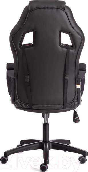 Изображение товара Кресло геймерское Tetchair Driver кожзам/ткань (черный/черный)
