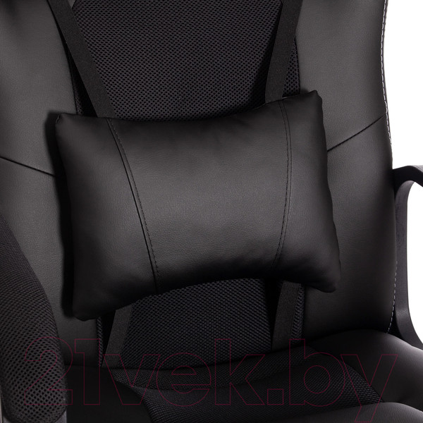 Изображение товара Кресло геймерское Tetchair Driver кожзам/ткань (черный/черный)