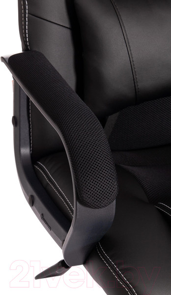 Изображение товара Кресло геймерское Tetchair Driver кожзам/ткань (черный/черный)