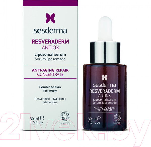 Изображение товара Сыворотка для лица Sesderma Resveraderm Antiox Липосомированная (30мл)