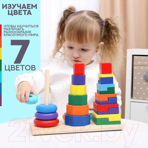 Изображение товара Развивающий игровой набор Sima-Land Большое трио / 6073517