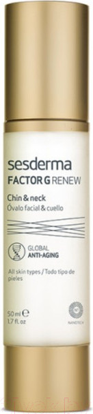Изображение товара Крем для лица Sesderma Factor G Renew омолаживающий для овала лица и шеи (50мл)