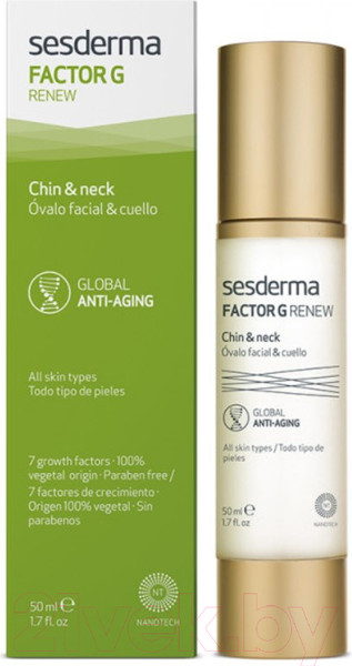 Изображение товара Крем для лица Sesderma Factor G Renew омолаживающий для овала лица и шеи (50мл)