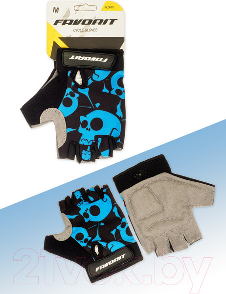 Изображение товара Велоперчатки FAVORIT 8843BL-S