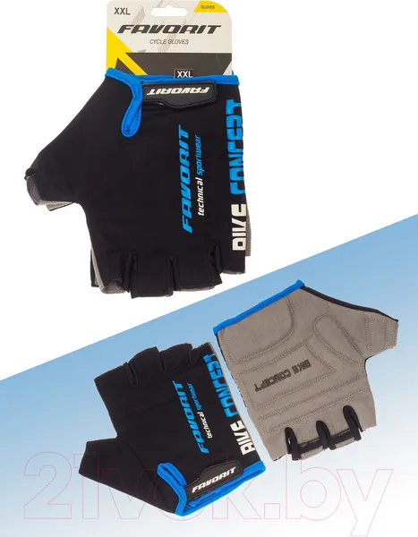 Изображение товара Велоперчатки FAVORIT 8029BL-M