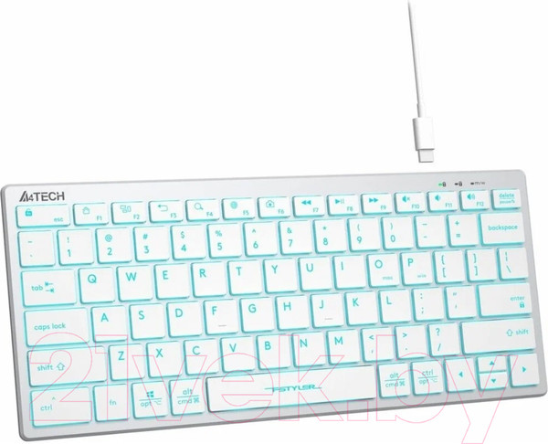 Изображение товара Клавиатура A4Tech Fstyler FX61 (белый)