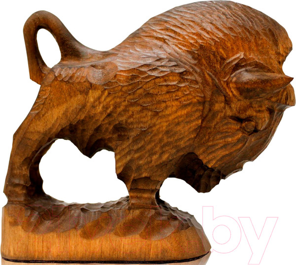 Изображение товара Статуэтка Брестская Фабрика Сувениров Зубр / bison105_bn (коричневый)
