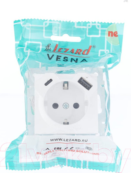 Изображение товара Розетка Lezard Vesna 742-0288-181TC