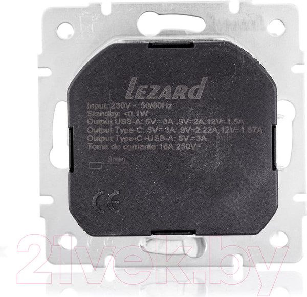 Изображение товара Розетка Lezard Vesna 742-0288-181TC