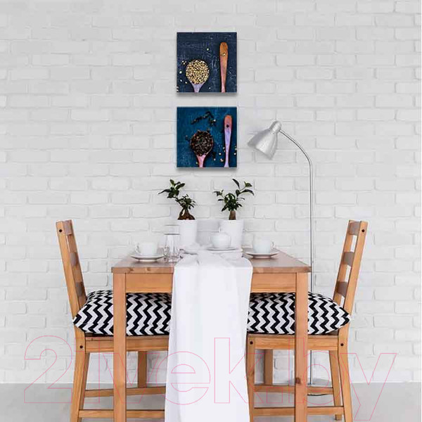 Изображение товара Картина на стекле Stamprint Горчица в ложке КТ031 (30x30)