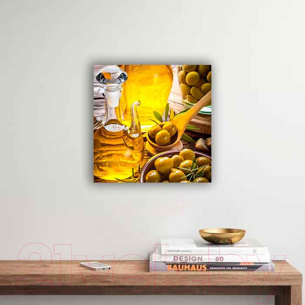 Изображение товара Картина на стекле Stamprint Олива 1 КТ040 (30x30)