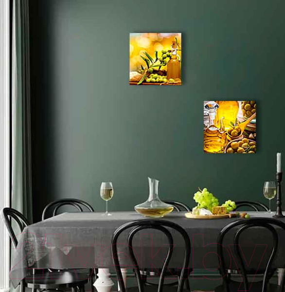 Изображение товара Картина на стекле Stamprint Олива 1 КТ040 (30x30)