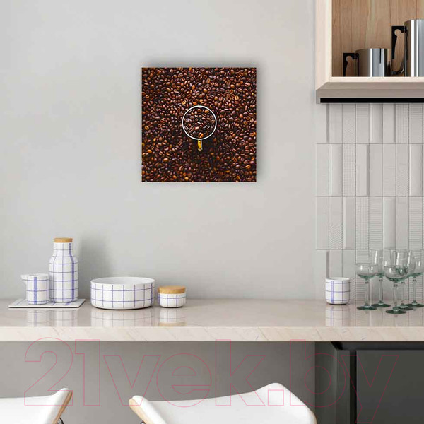 Изображение товара Картина на стекле Stamprint Кофе КТ054 (30x30)