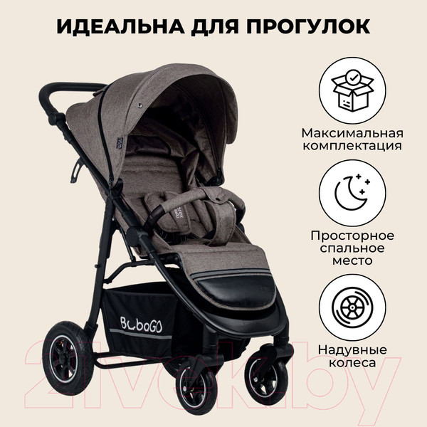 Изображение товара Детская прогулочная коляска Bubago Sorex / BG 107-2 (Brown)