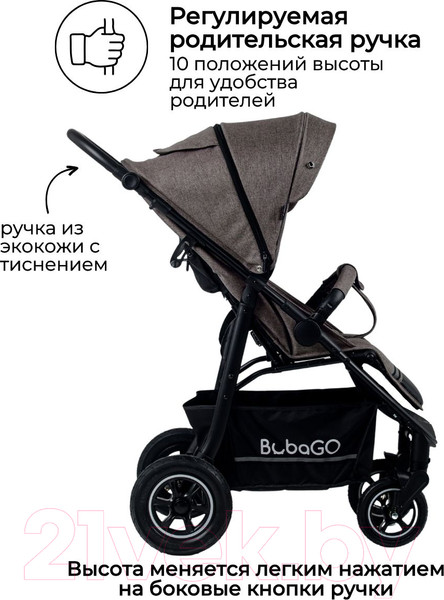 Изображение товара Детская прогулочная коляска Bubago Sorex / BG 107-2 (Brown)