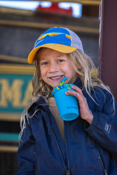 Изображение товара Многоразовый стакан Klean Kanteen Kid Cup Straw Lid Hawaiian Ocean 1010148 (296мл)