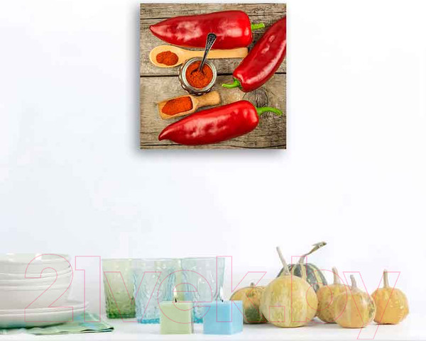 Изображение товара Картина на стекле Stamprint Красный перец 1 КТ016 (20x20)