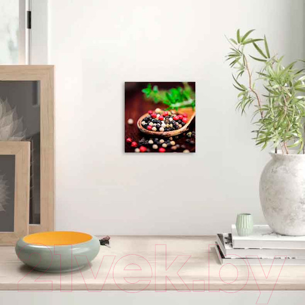 Изображение товара Картина на стекле Stamprint Перец 3 КТ026 (20x20)