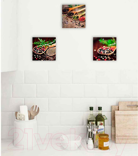 Изображение товара Картина на стекле Stamprint Перец 3 КТ026 (20x20)