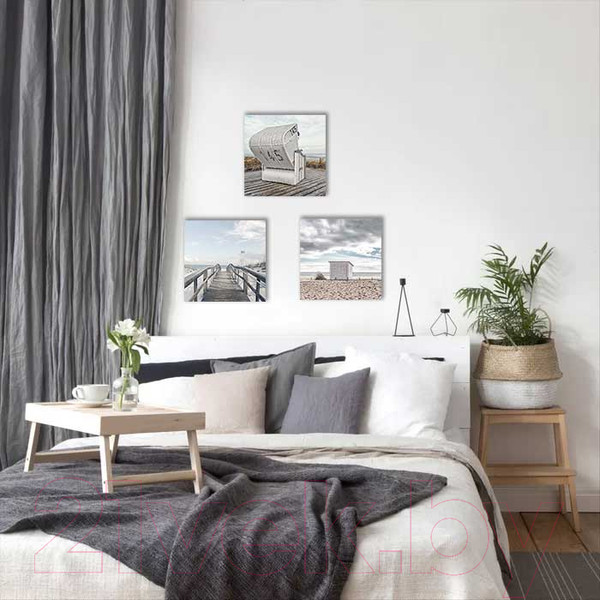 Изображение товара Картина на стекле Stamprint Берег 1 SD010 (20x20)